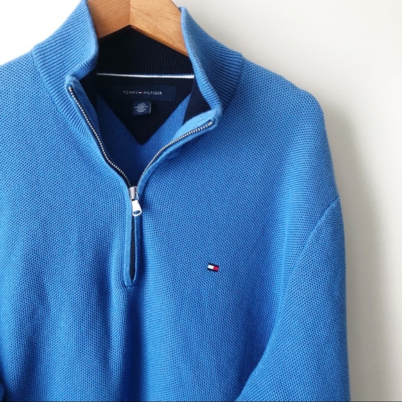 tommy hilfiger waffle knit sweater